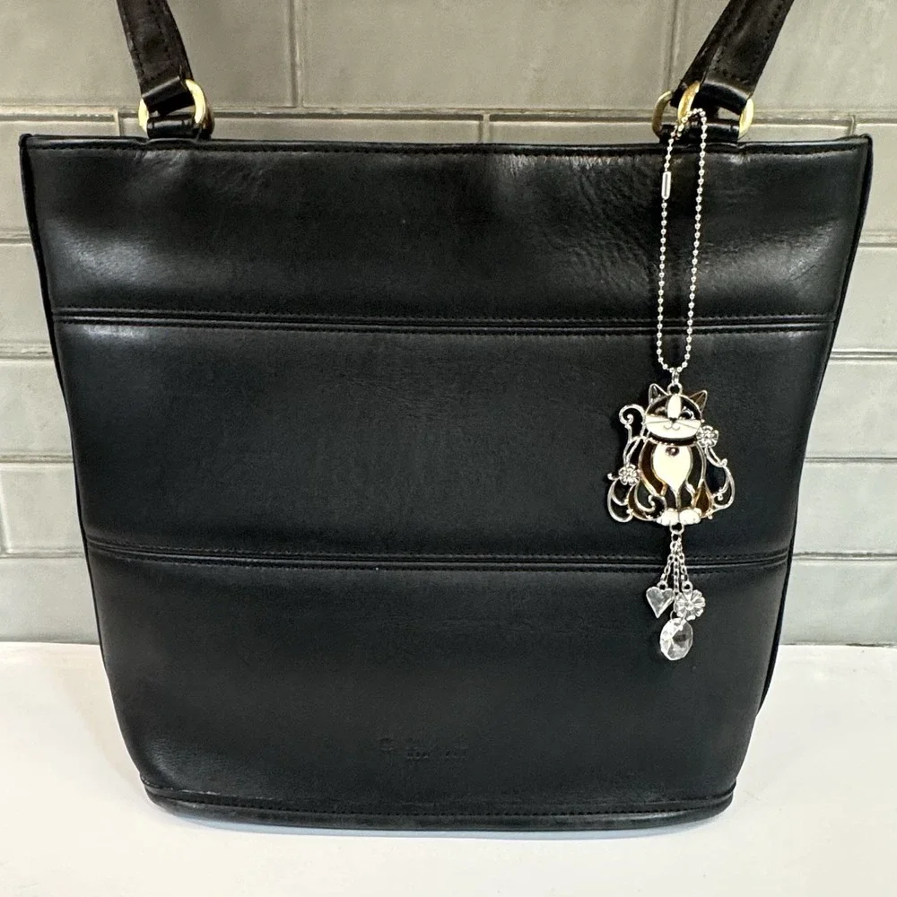 NWT Calico Cat Charm Sun Catcher Mirror Ornament Bag Charm‎ Ganz